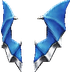 Blue Eye Gun Crusher Helmet MU Online
