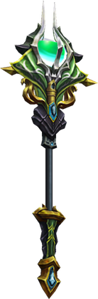 MU Online Light Road mace for the Rune Wizard
