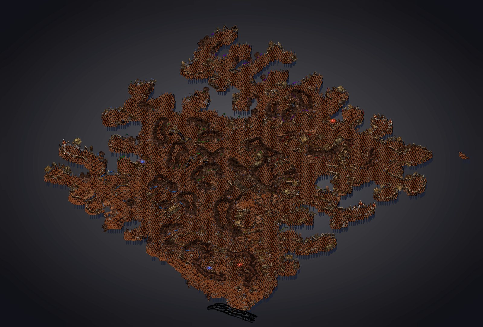 MU Online Scorched Canyon map