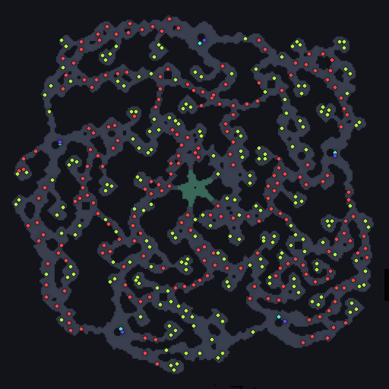 MU Online Abyss Of Atlas 3 monster spawn map showing where every monster spawns