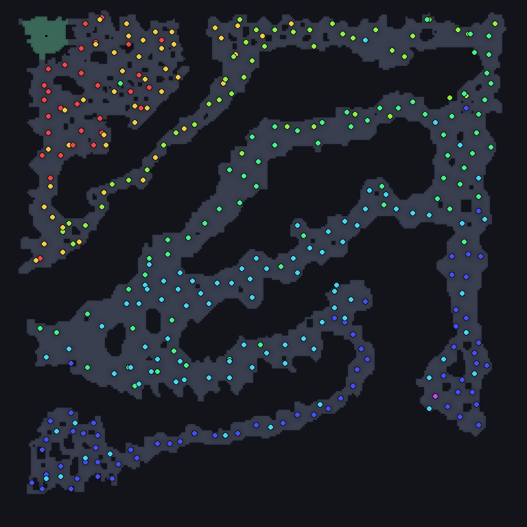 MU Online Atlans monster spawn map showing where every monster spawns