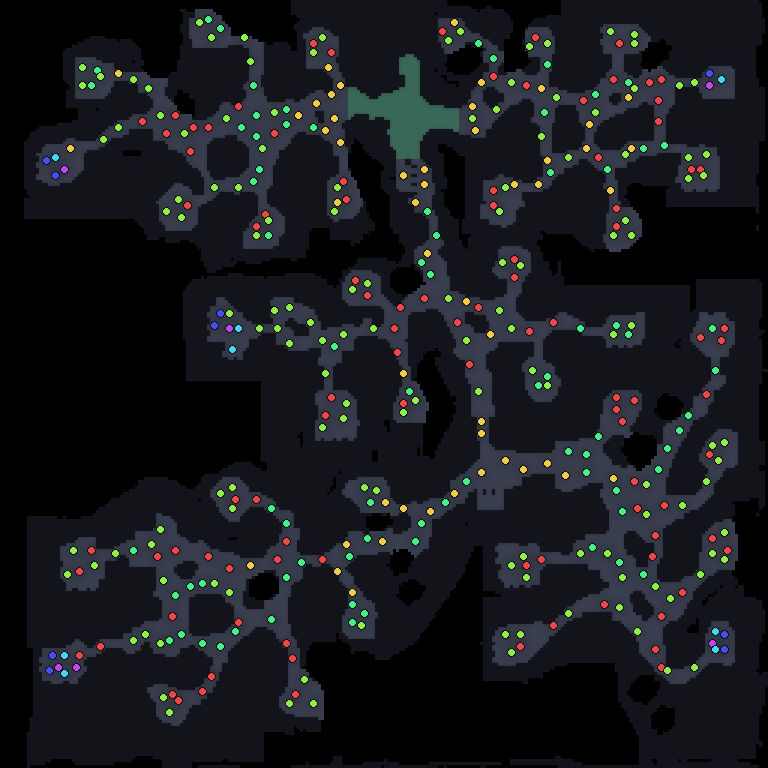 MU Online Bloody Tarkan monster spawn map showing where every monster spawns