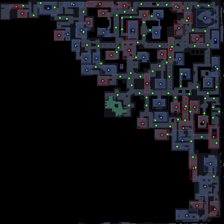 MU Online DeepDungeon 4 monster spawn map showing where every monster spawns