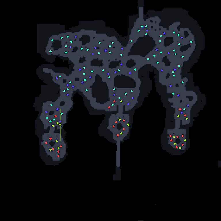 MU Online Karutan 2 monster spawn map showing where every monster spawns