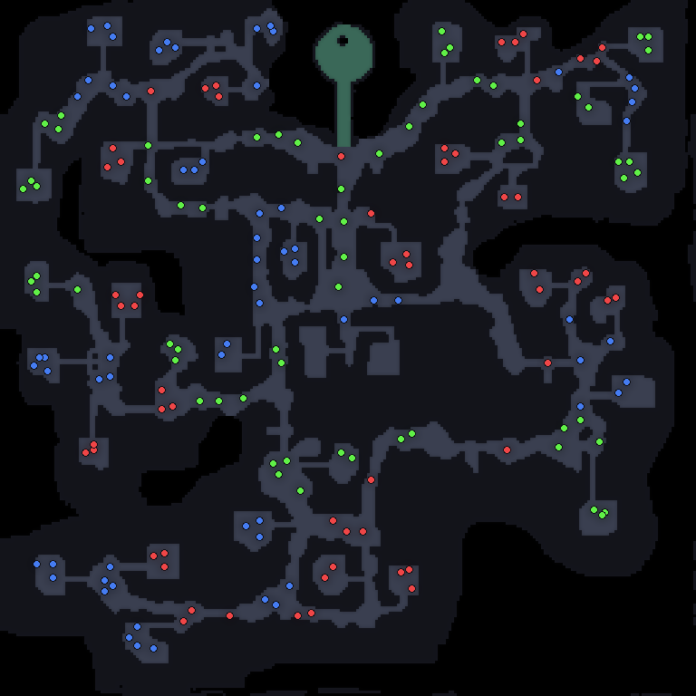 MU Online Old Kethotum monster spawn map showing where every monster spawns