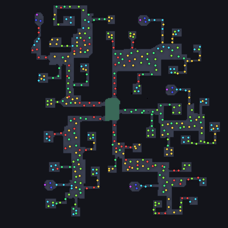 MU Online Red Smoke Icarus monster spawn map showing where every monster spawns