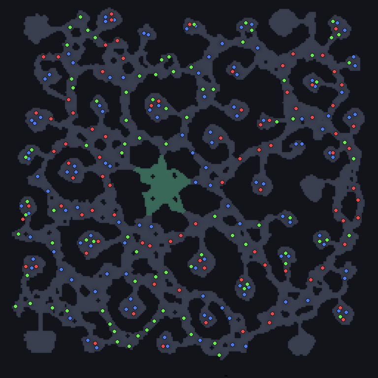 MU Online Swamp of Destruction monster spawn map showing where every monster spawns