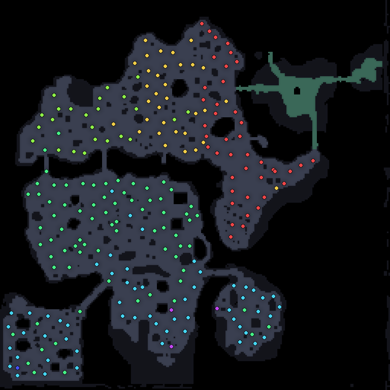 MU Online Tarkan monster spawn map showing where every monster spawns