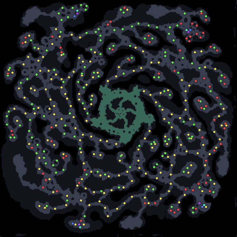 MU Online Tormenta Island monster spawn map showing where every monster spawns