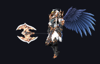 MU Online Aquila Warrior monster rotating 3D view