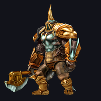 MU Online Berserker Warrior monster rotating 3D view