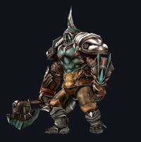 MU Online Berserker monster rotating 3D view