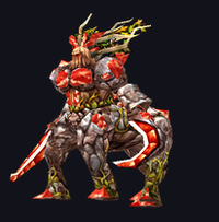 MU Online Bloody Death Rider monster rotating 3D view