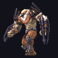 MU Online Captain Grizzly monster rotating 3D view