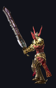 MU Online Debenter Elemental Knight monster rotating 3D view