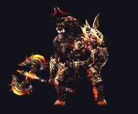 MU Online (Elite) Crimson Minos monster rotating 3D view