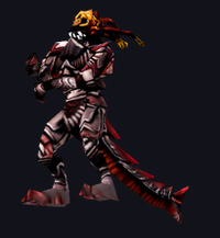 MU Online (Elite) Lizard King of Abyss monster rotating 3D view