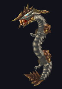 MU Online (Elite) Red Great Drakan monster rotating 3D view