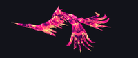 MU Online (Elite) Red Phoenix of Darkness monster rotating 3D view