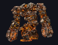 MU Online Fire Golem monster rotating 3D view