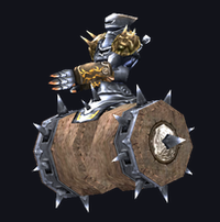 MU Online Iron Wheel monster rotating 3D view