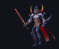 MU Online Magma Gladiator monster rotating 3D view