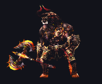 MU Online Old Crimson Minos monster rotating 3D view