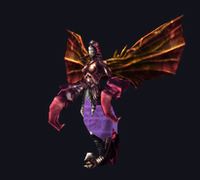 MU Online Polluted Butterfly monster rotating 3D view