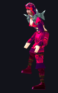 MU Online Red Phantom Knight monster rotating 3D view