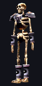 MU Online Skeleton monster rotating 3D view