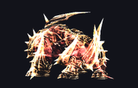 MU Online Ubaid Elemental Beast monster rotating 3D view