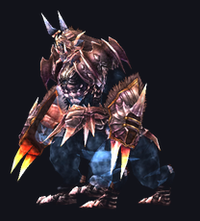 MU Online Uruk Elemental Beast monster rotating 3D view