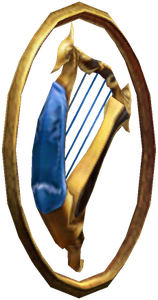 MU Online Runedil's Goldentune Harp pentagram