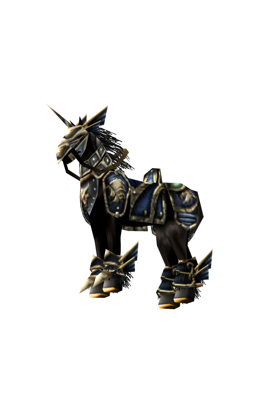 MU Online Dark Horse pet 3D render
