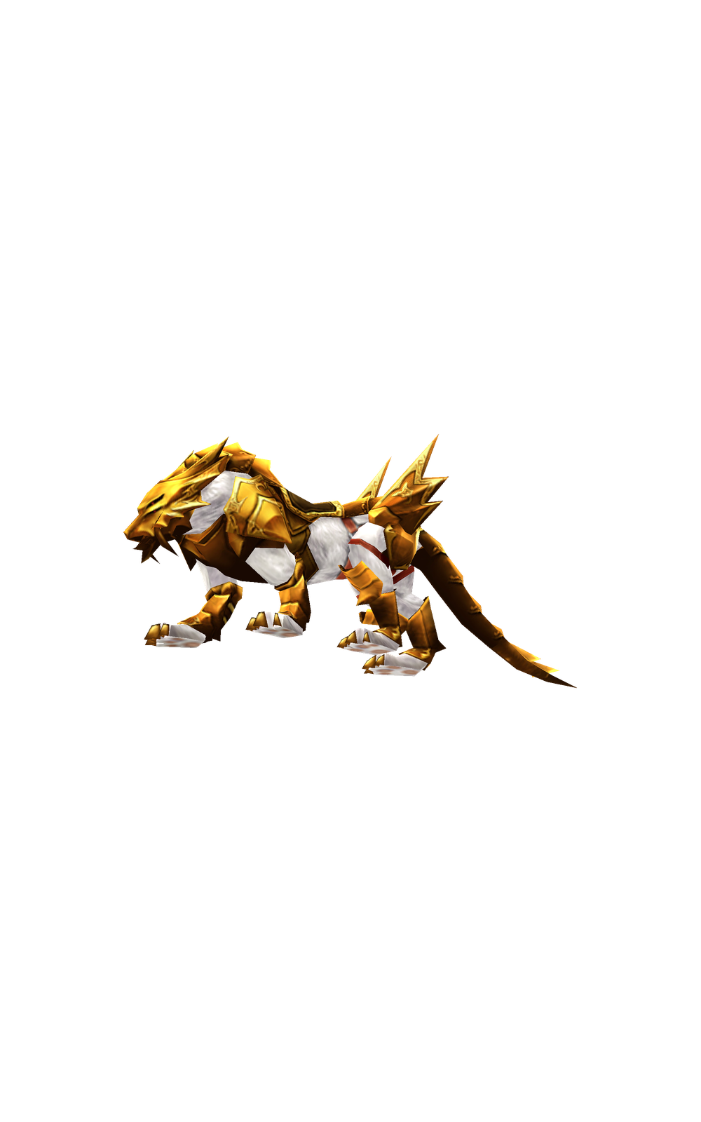 MU Online Golden Fenrir pet 3D render