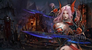 Slayer character art MU Online