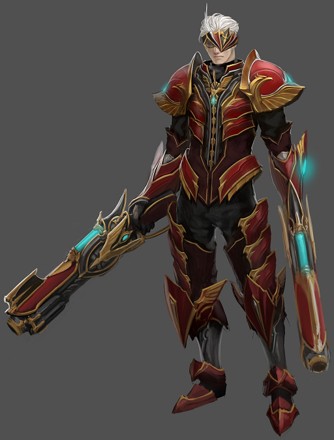 Gun Crusher character art MU Online