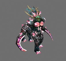 Ashen Death Rider monster MU Online