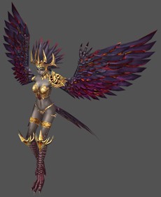 Crimson Harpy monster MU Online
