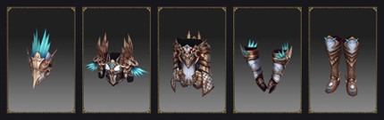 Brilliant Crusader armor MU Online