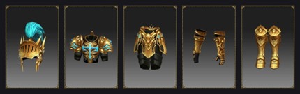 Saint Crusader armor MU Online