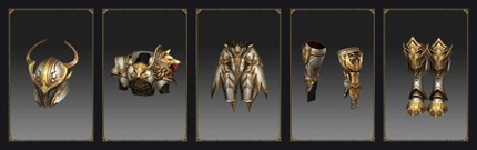 Temple Guard Crusader armor MU Online
