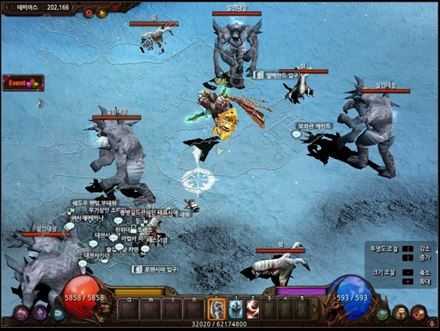 Transparent overlay map MU Online Season 8