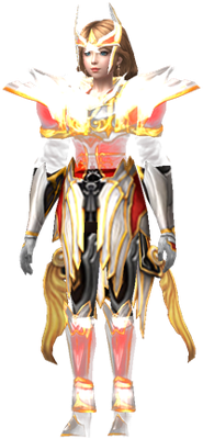 MU Online Blood Angel Alchemist set worn by an Alchemist