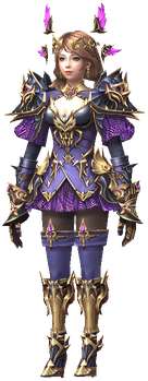 MU Online Integrity set worn by an Alchemist
