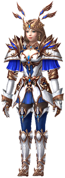 MU Online Justice set worn by an Alchemist