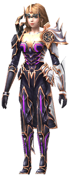 MU Online Silver Heart Alchemist set worn by an Alchemist