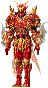 MU Online Apocalypse Crusader set worn by a Crusader