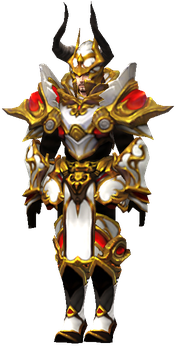 MU Online Blood Angel Crusader set worn by a Crusader