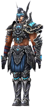 MU Online Dark Angel Crusader set worn by a Crusader